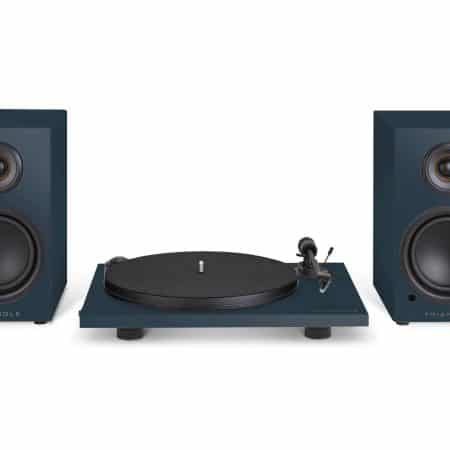Sistema tornamesa y parlante bluetooth Triangle LN01A Azul