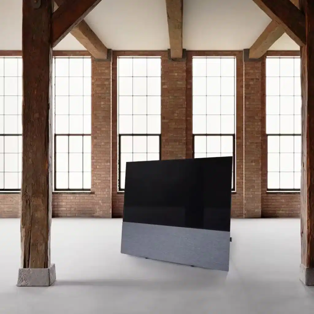 CANVAS HiFi en gris océano para televisor de 75 pulgadas