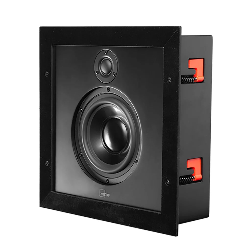 Lyngdorf D5 parlante empotrado cine