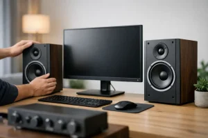 Cómo ubicar parlantes estéreo correctamente