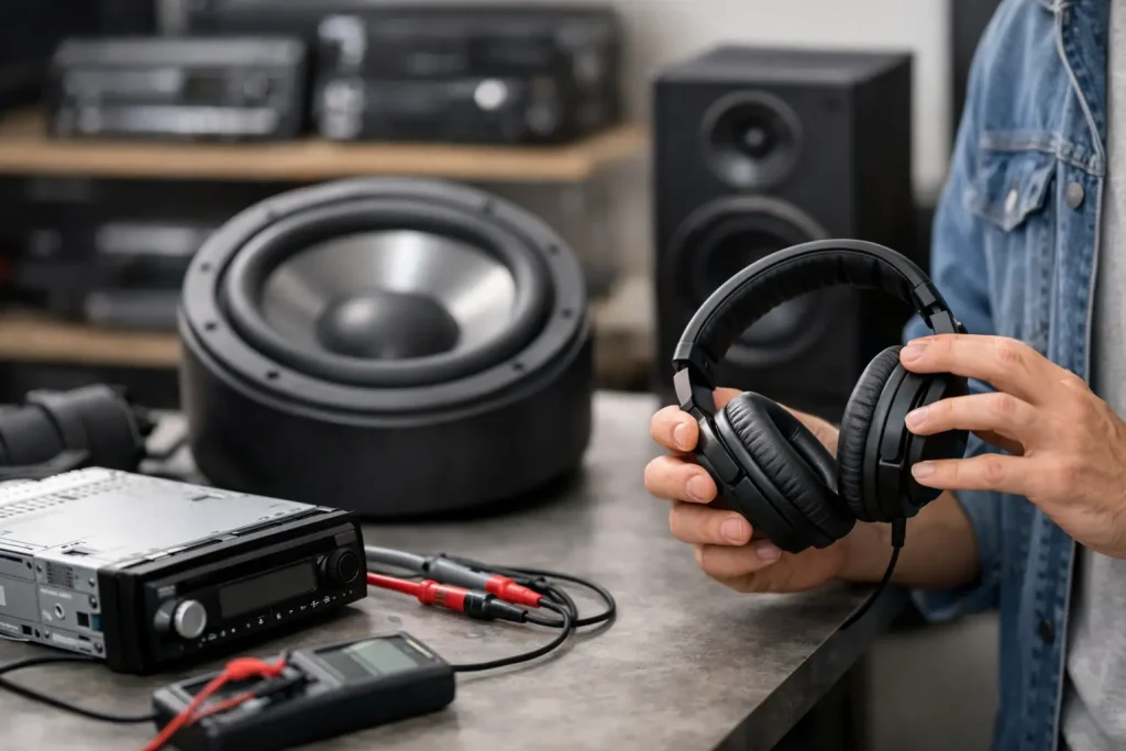 Qué revisar en audio seminuevo antes de comprar
