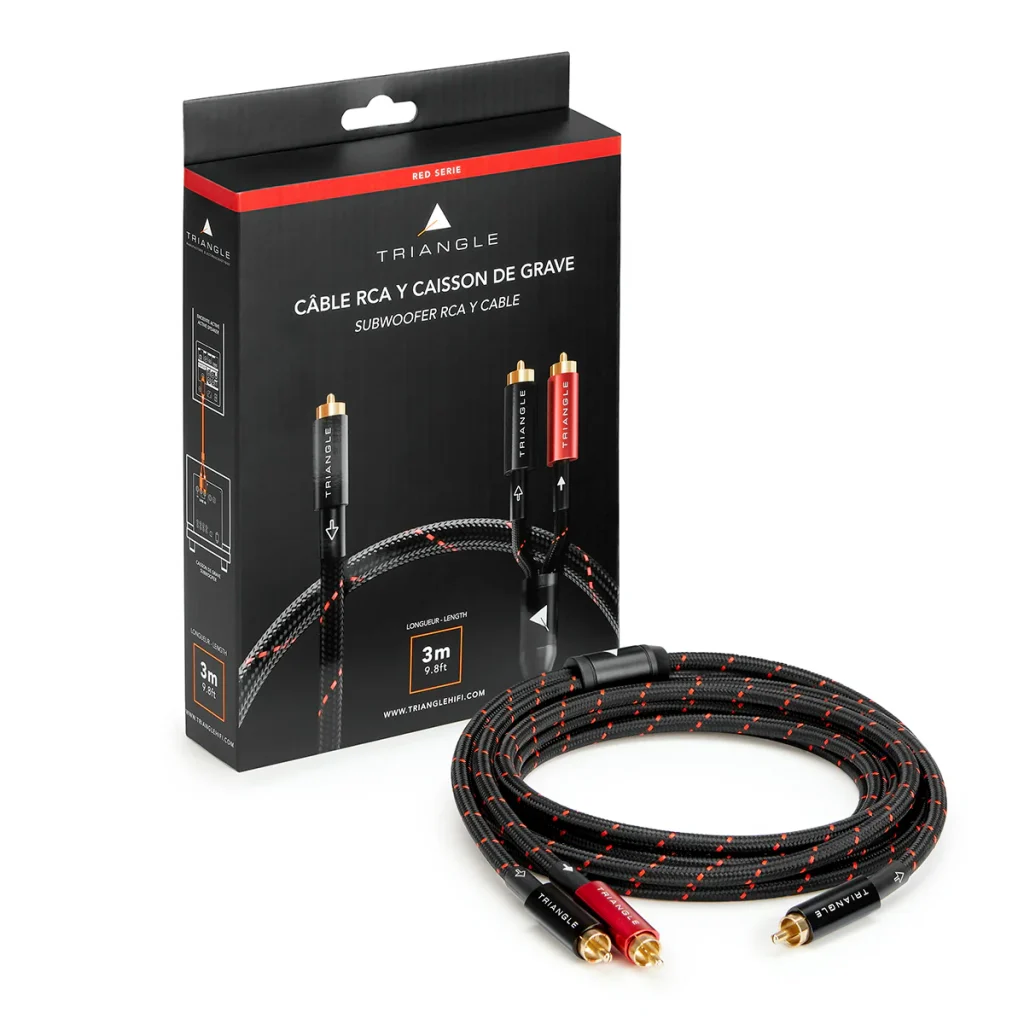 Triangle - Cable RCA tipo Y para subwoofer