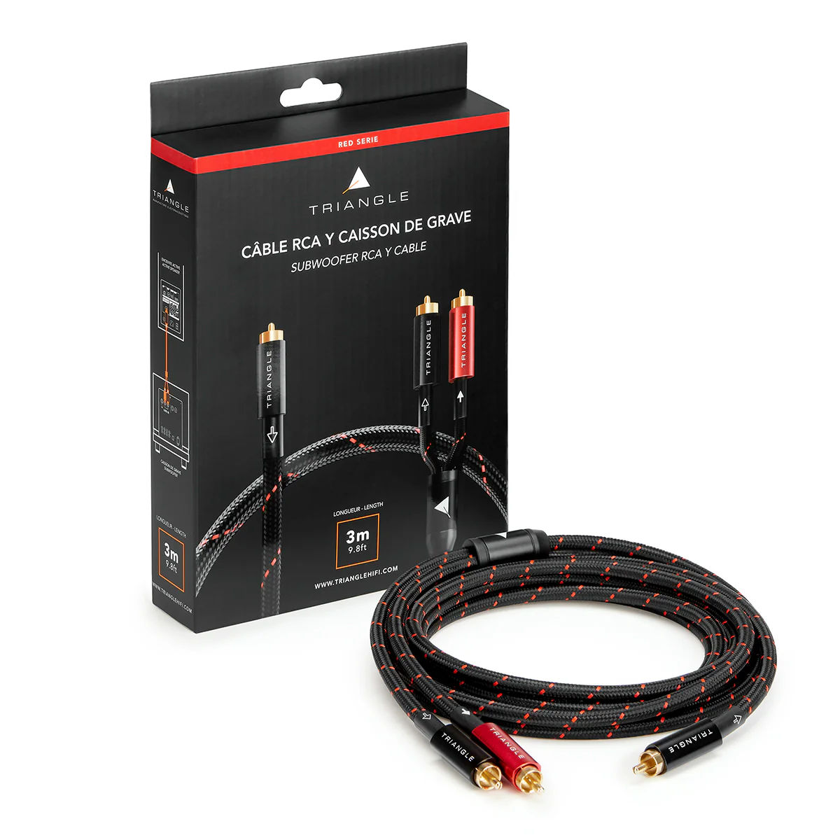 Triangle - Cable RCA tipo Y para subwoofer