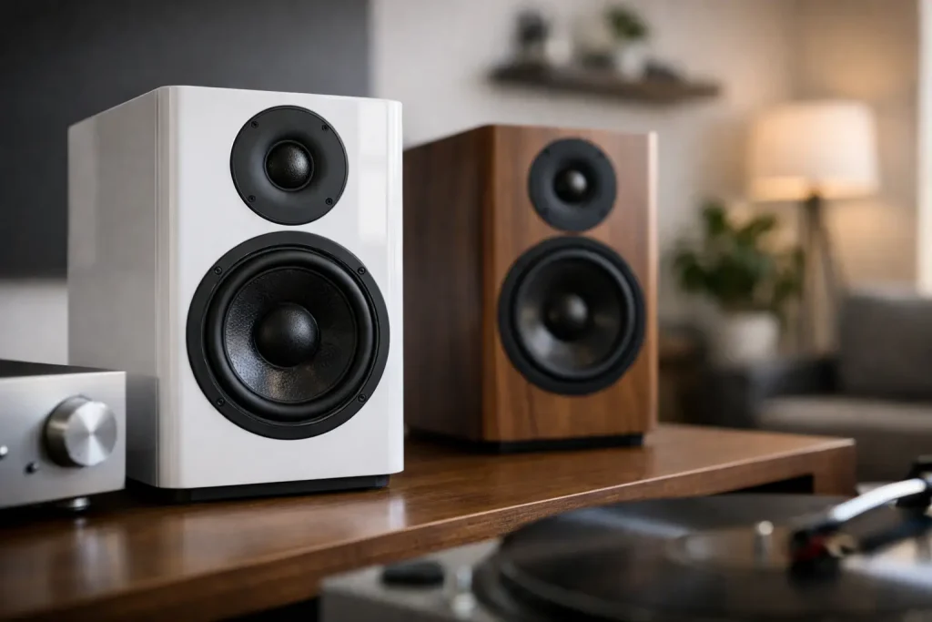 Guía de parlantes bookshelf premium para elegir