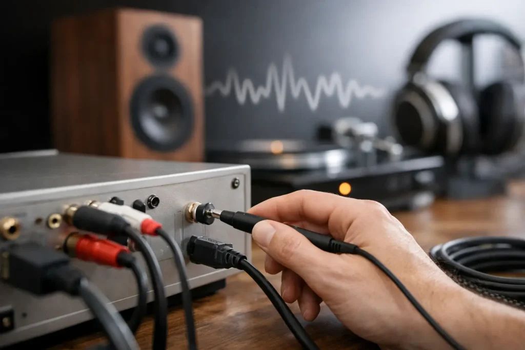 Cómo eliminar zumbido de tierra en audio Hi-Fi