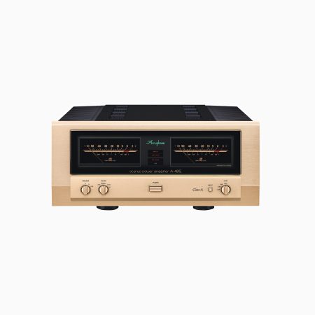 Accuphase A-48S, amplificador de potencia clase A — vista frontal