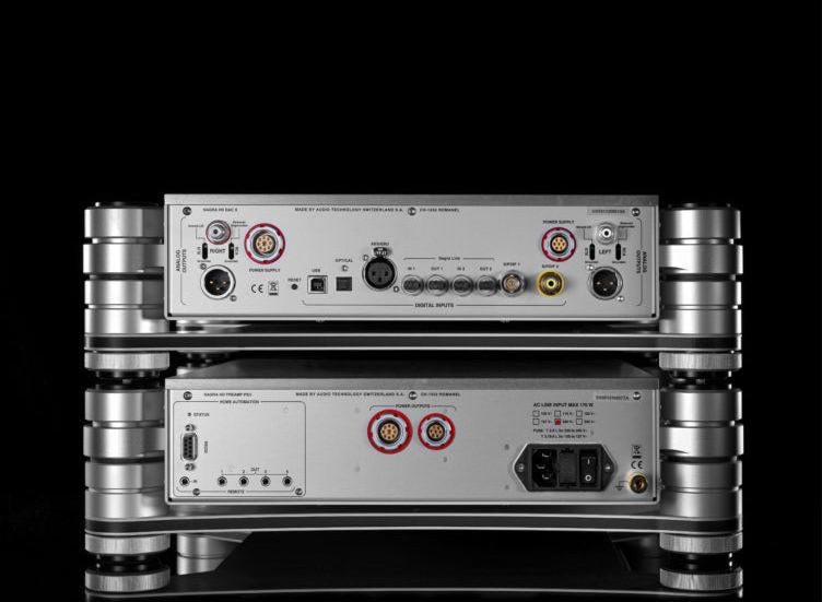 Nagra HD DAC X, panel trasero