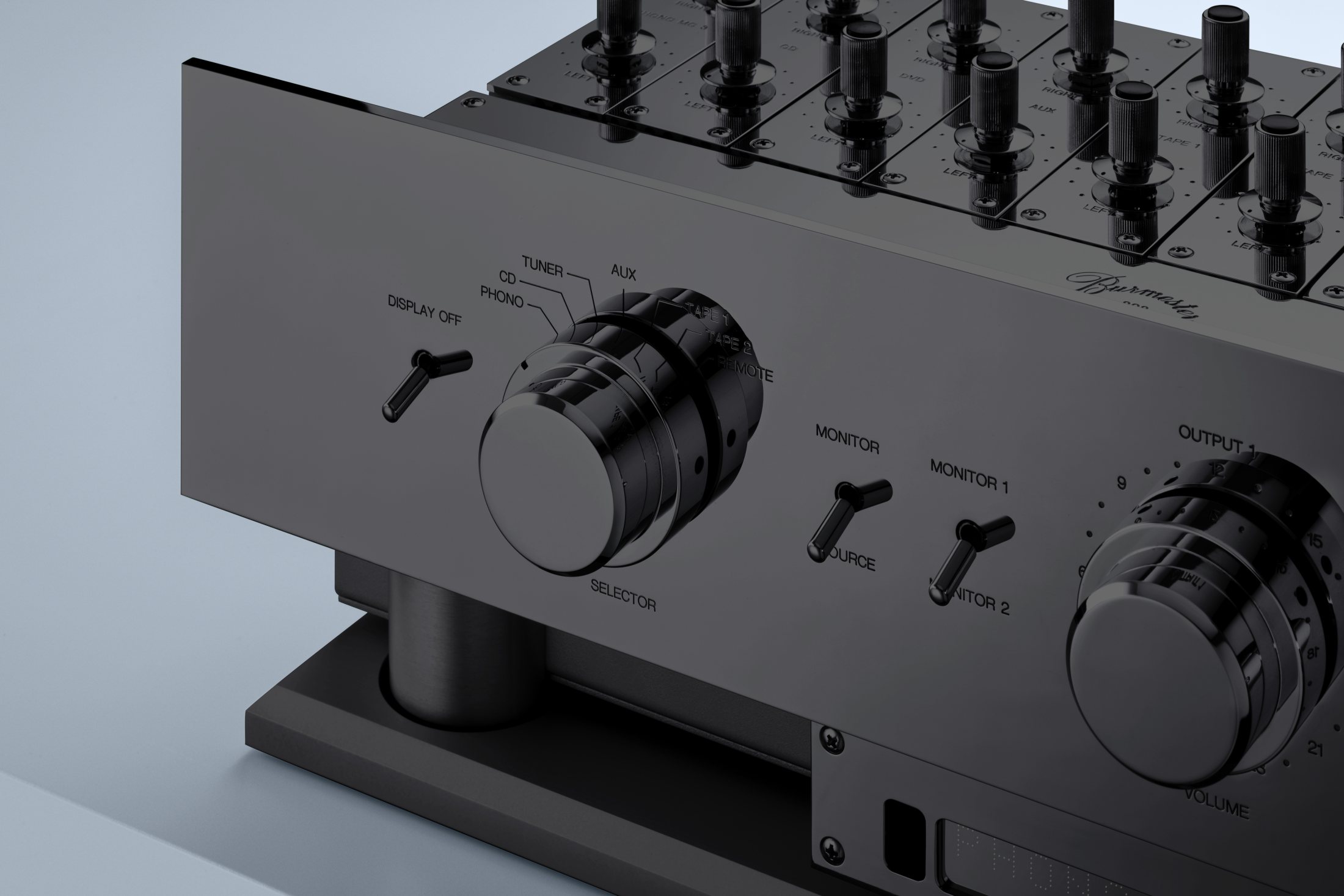Burmester 808 MK5, frente cromado hecho a mano en Berlín