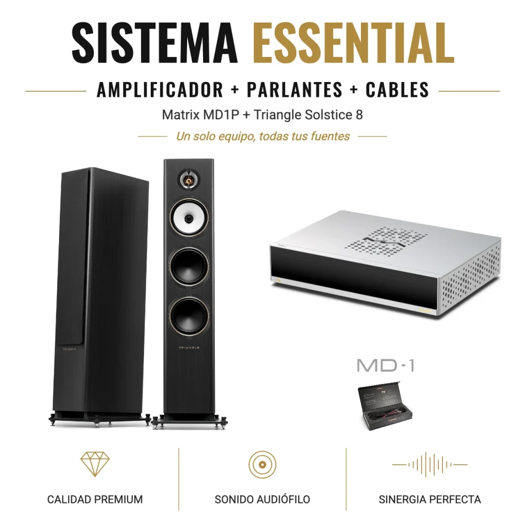 Matrix MD1P + Triangle Solstice 8 – Sistema Todo en Uno Essential