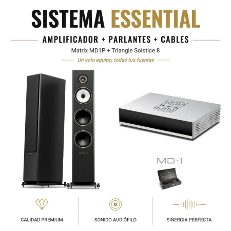 Matrix MD1P + Triangle Solstice 8 – Sistema Todo en Uno Essential