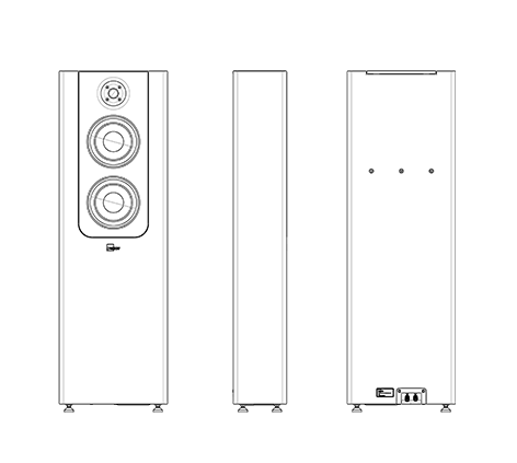 Altavoz Lyngdorf FR-2