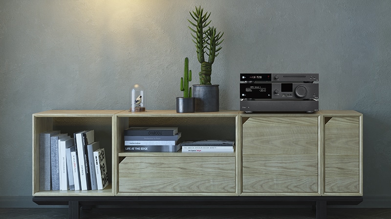 CD-2 y TDAI-3400 en muebles