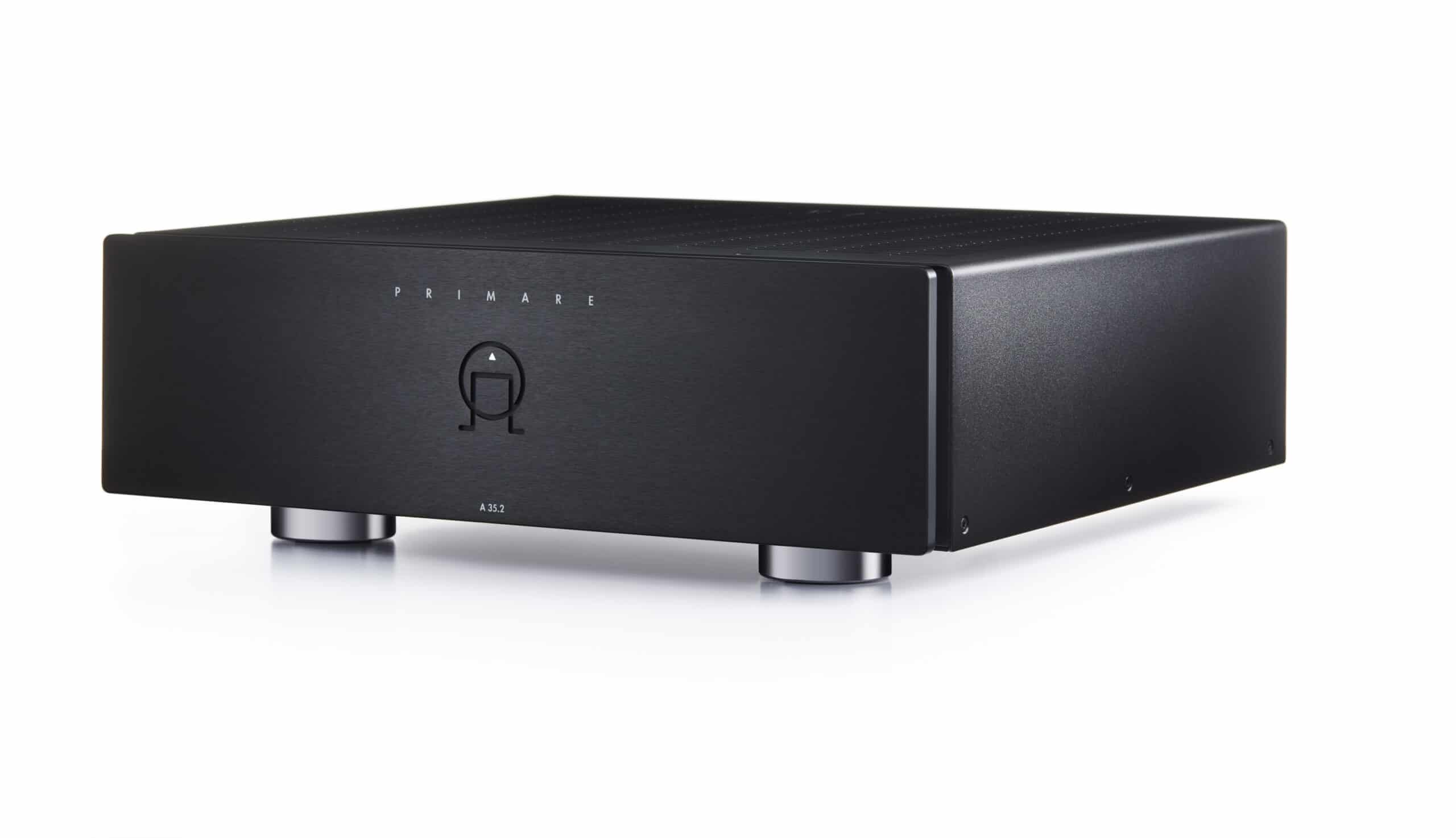 Amplificador de potencia Primare A35-2 en ángulo negro