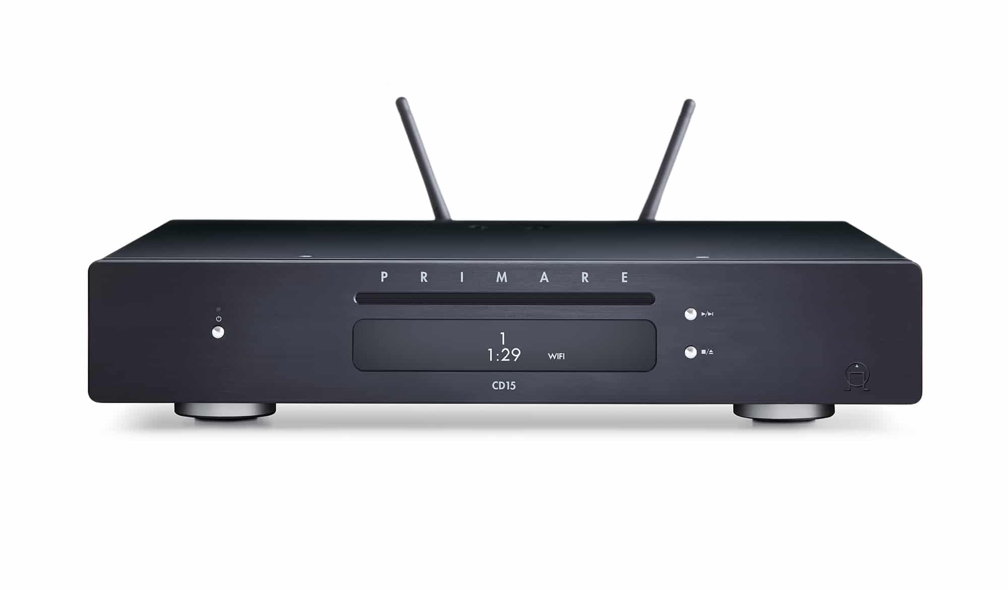 Reproductor de CD y red Primare CD15 Prisma frontal negro