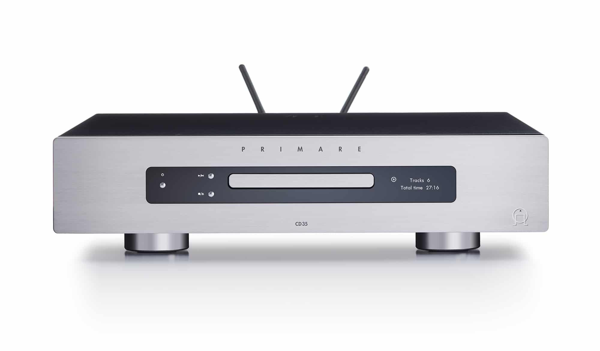 Primare CD35 Prisma CD and network player front titanium