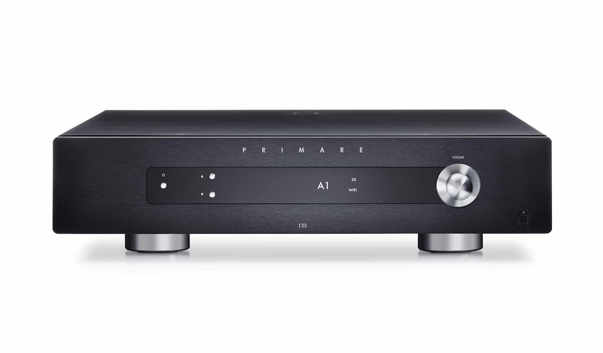 Amplificador integrado modular Primare I25 DAC y convertidor digital a analógico frontal negro