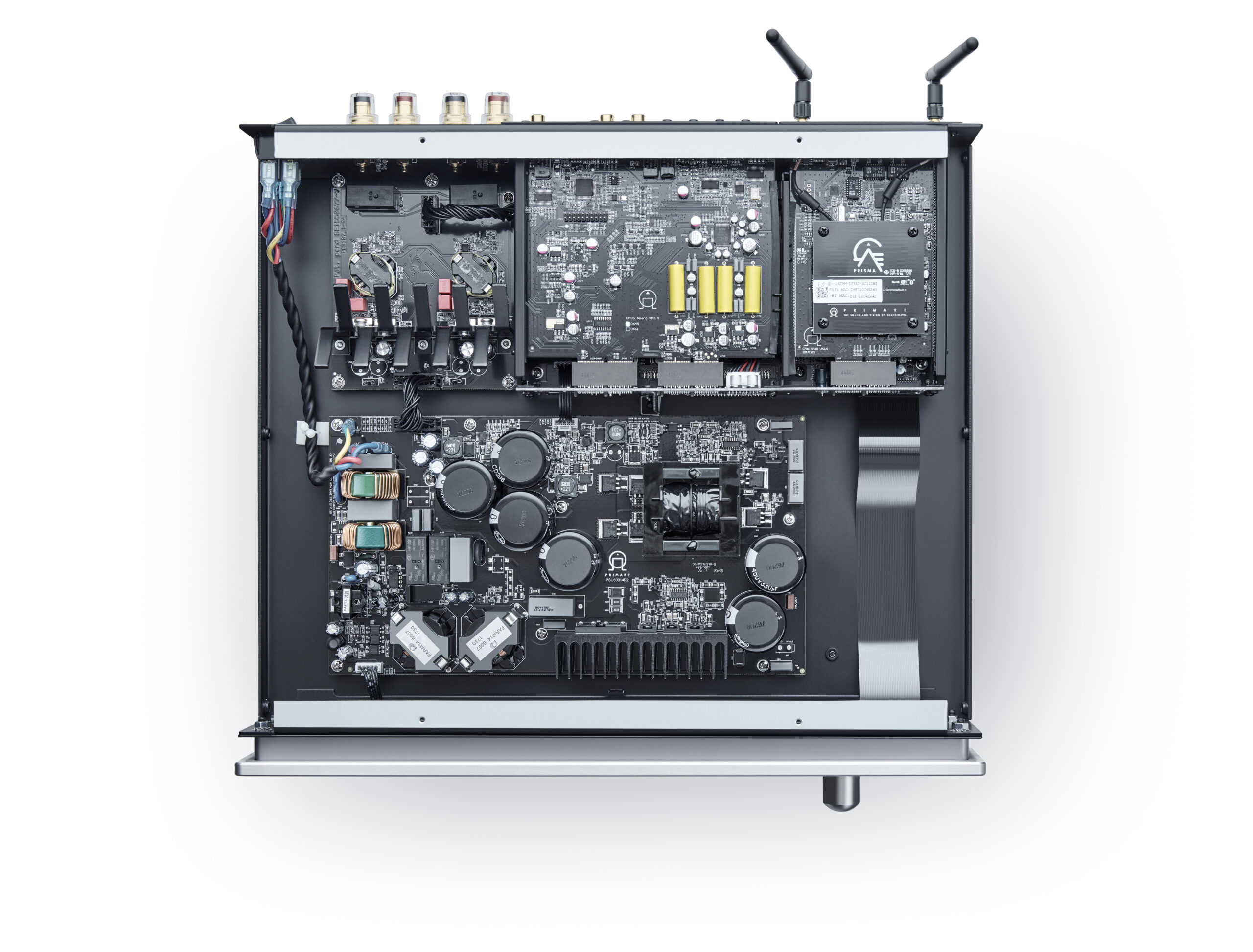 Amplificador integrado modular Primare I25 Prisma y tecnología de reproductor de red en su interior