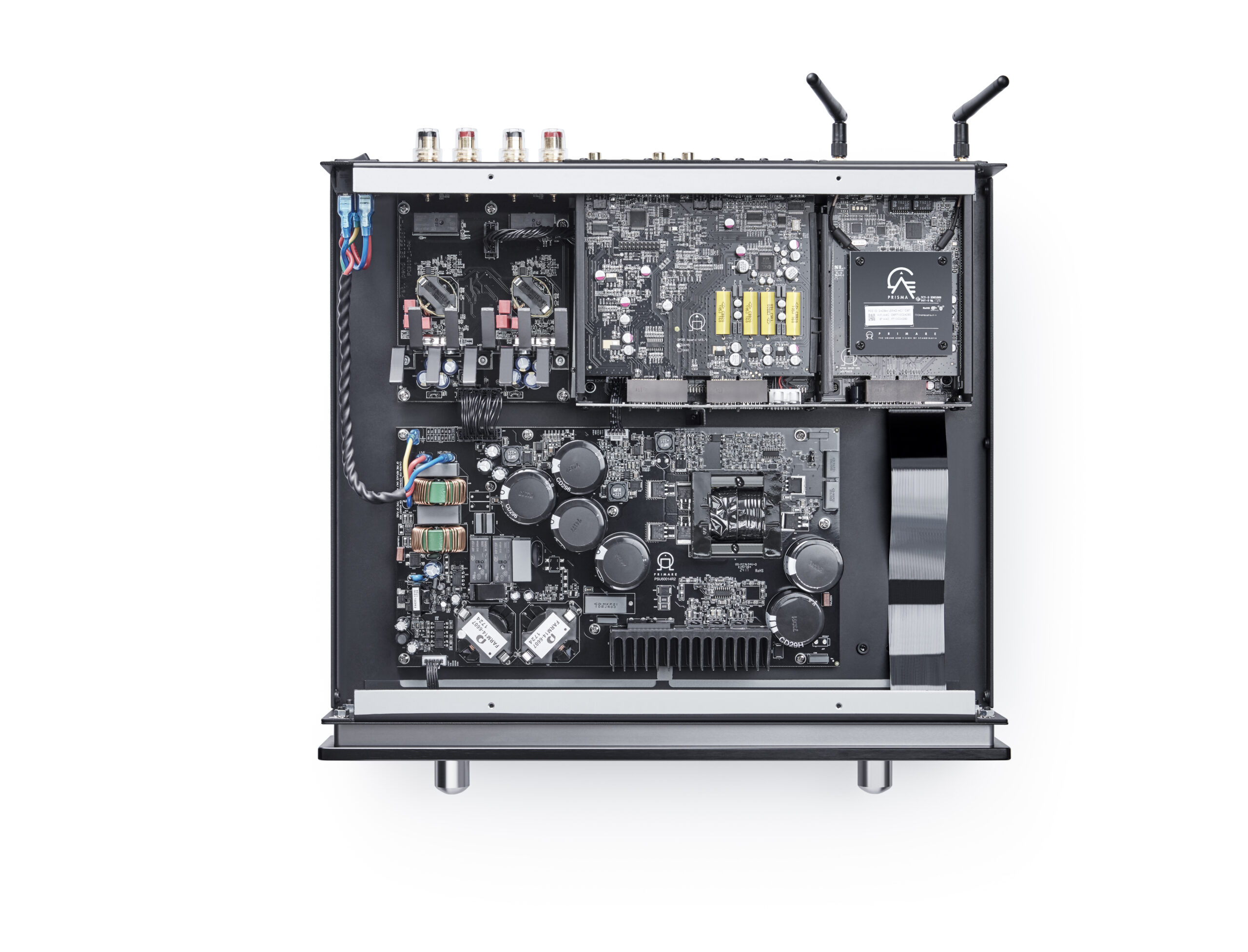Amplificador integrado modular Primare I35 Prisma y tecnología de reproductor de red en su interior