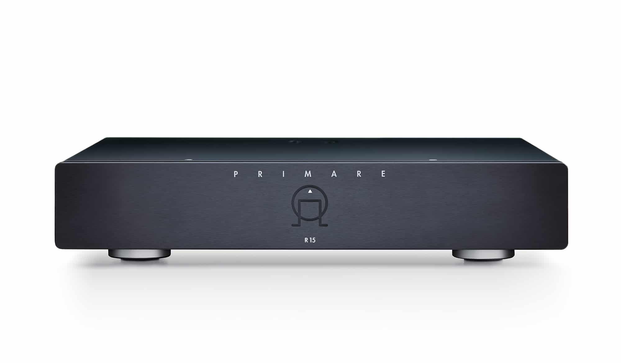 Preamplificador de fono Primare R15 MM/MC frontal negro
