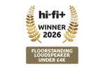 Hi-Fi+ anuncia que el AE309² es el ganador del premio al mejor altavoz de suelo por menos de 4000 libras.