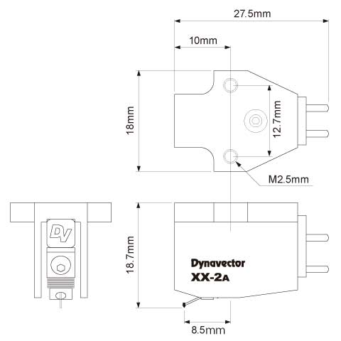 Especificaciones de la cápsula fonográfica XX2 MKII